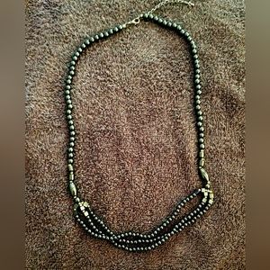 NEW Handmade all hematite necklace  (benefits 503c animal rescue)